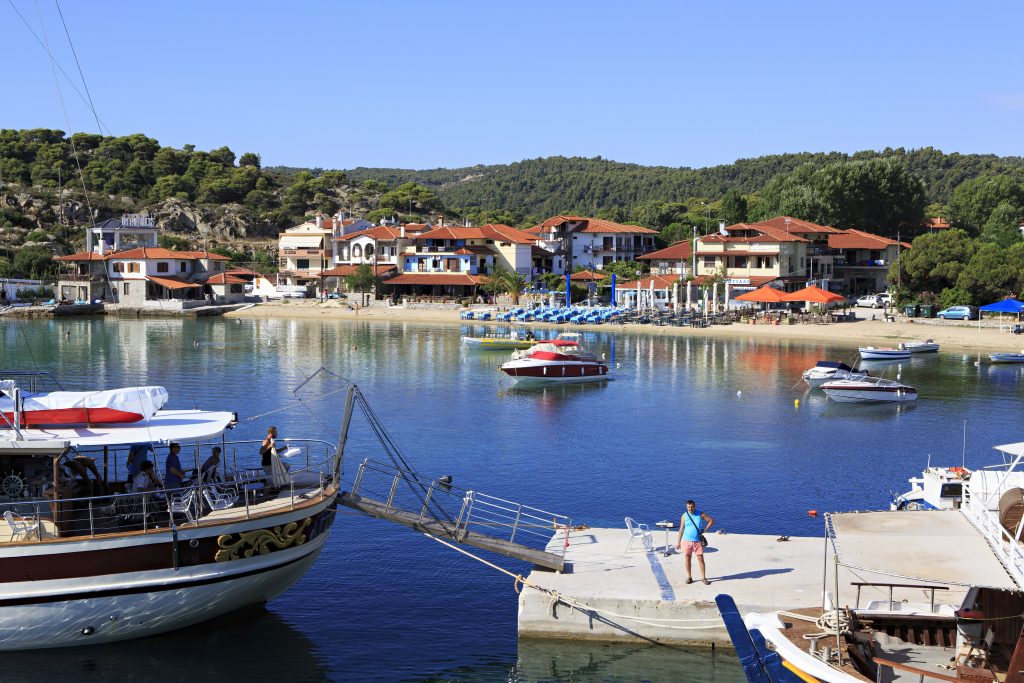 Ormos panagias coast