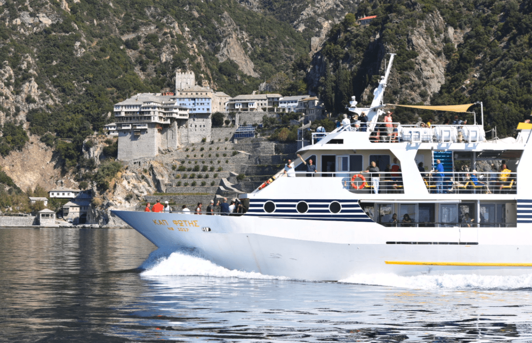 athos boat tour
