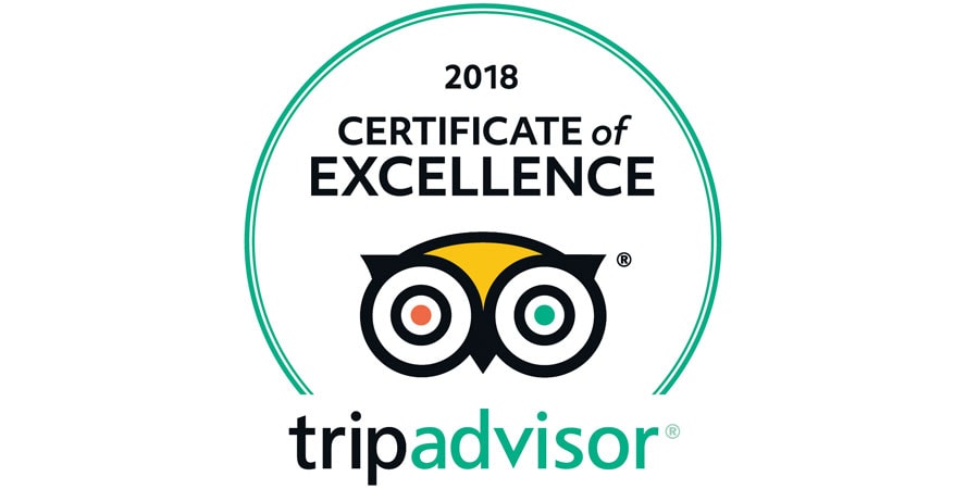 TripAdvisor Travelers' Choice 2018