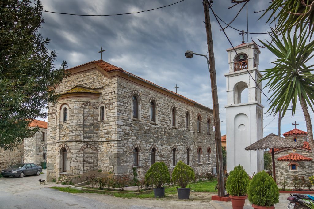 Sain Nikolas church in Ammouliani 1865