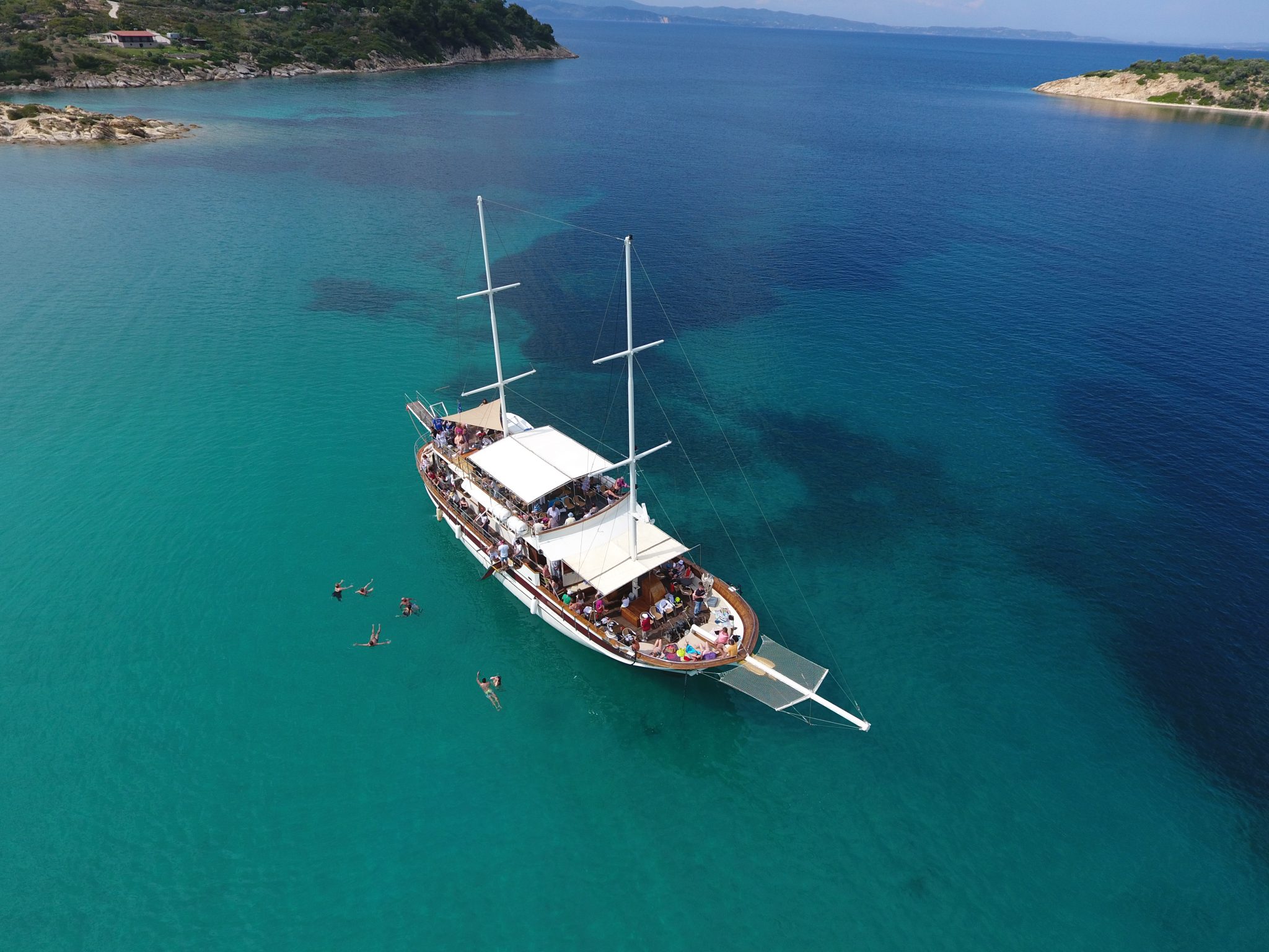 blue lagoon cruise chalkidiki
